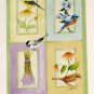 Floral Birds Decorative Artist's Touch Garden Flag 25.5 x 38 Birds Polyester New NIP Kathy Hatch