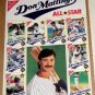 Don Mattingly Topps Collector's Edition Ritz Crackers All Star Baseball Cards Uncut Sheet 1989