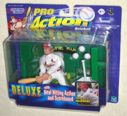 Mark McGwire Pro Action Deluxe SLU Starting Lineup 1998 Kenner St Louis Cardinals MIP Baseball