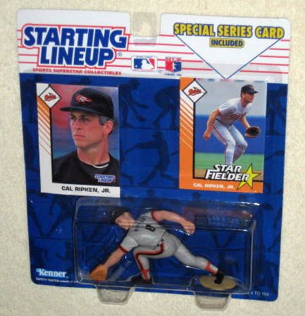 CAL RIPKEN JR~1998 SLU STARTING LINEUP BASEBALL ACTION FIGURE&CARD~NEW n  PACKAGE