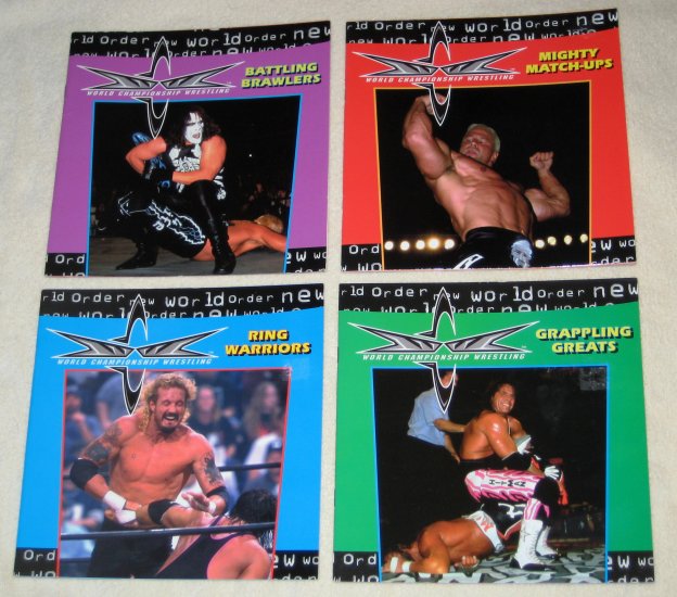Wrestling Soft Cover Books WCW NWO Lot of 4 Paperback World Championship Wrestling Hulk Hogan