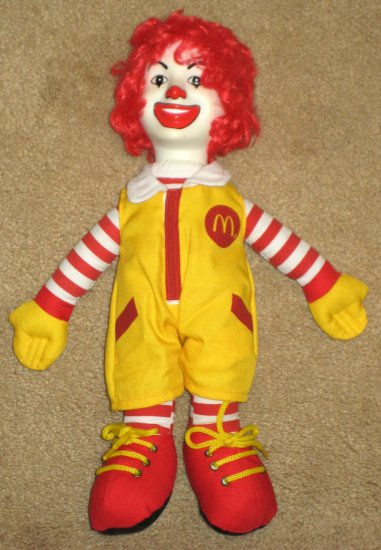 ronald mcdonald soft toy