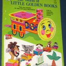 The World of Little Golden Books 1932 Train and Animals Punch-Out Book Whitman 1974