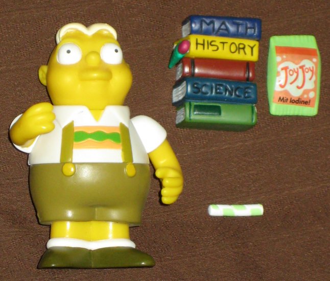 Uter World of Springfield Interactive Figure WOS Series 8 Loose Playmates Toys Simpsons Accessories
