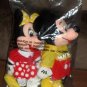 The Spirit of Mickey Minnie Mouse 9 Inch Plush Dolls Bean Bags Walt Disney Factory Sealed Bag NEW