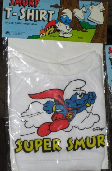 smurf birthday shirt