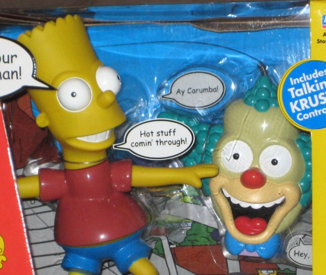 Bart Simpson Rc Radio Control Skateboard The Simpsons Talking Krusty 