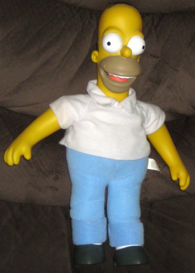 homer simpson stuffed doll