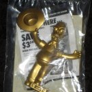 Homer Simpson Gold Golden Burger King Talking Toy 2007 The Simpsons Movie Chase Figure NIP