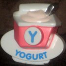 VTech ABC Food Fun Replacement Letter Y Pink Yogurt Magnetic Refrigerator