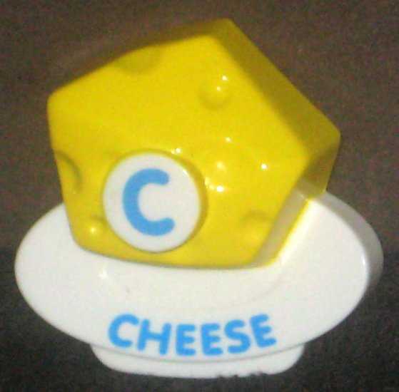 VTech ABC Food Fun Replacement Letter C Yellow Cheese Magnetic Refrigerator