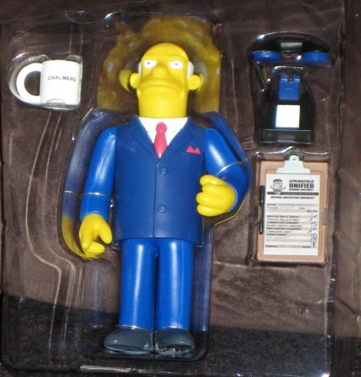 Superintendant Chalmers Wos Interactive Figure Series 8 Loose Playmates 