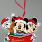 Disney Christmas Ornament Lot of 4 Mickey Minnie Mouse Donald Duck Tunnel Love Kurt Adler 1992 1998