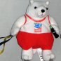 Coca Cola Plush Bean Bag Toy Polar Bear Lot Coke Athens Olympics 2004