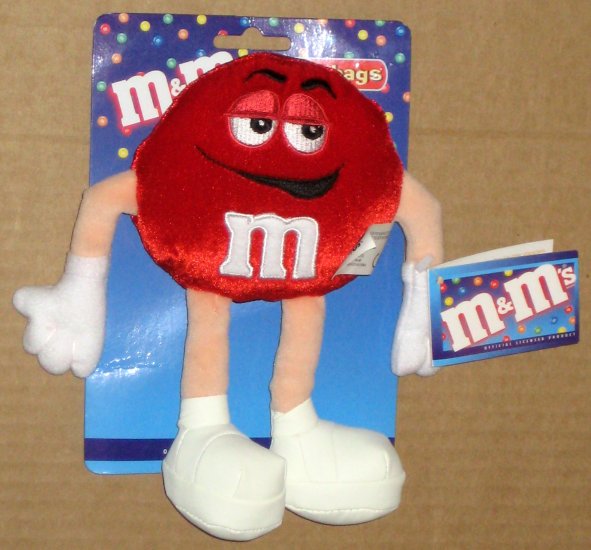 M&M's Plush Toy Lot Swarmee Clip On Keychain Beanbag M&M Chocolate Candies