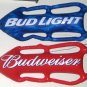 Inflatable Vinyl Budweiser Beer Bud Light Rescue Can Set Torpedo Shaped Life Preserver Saving Device