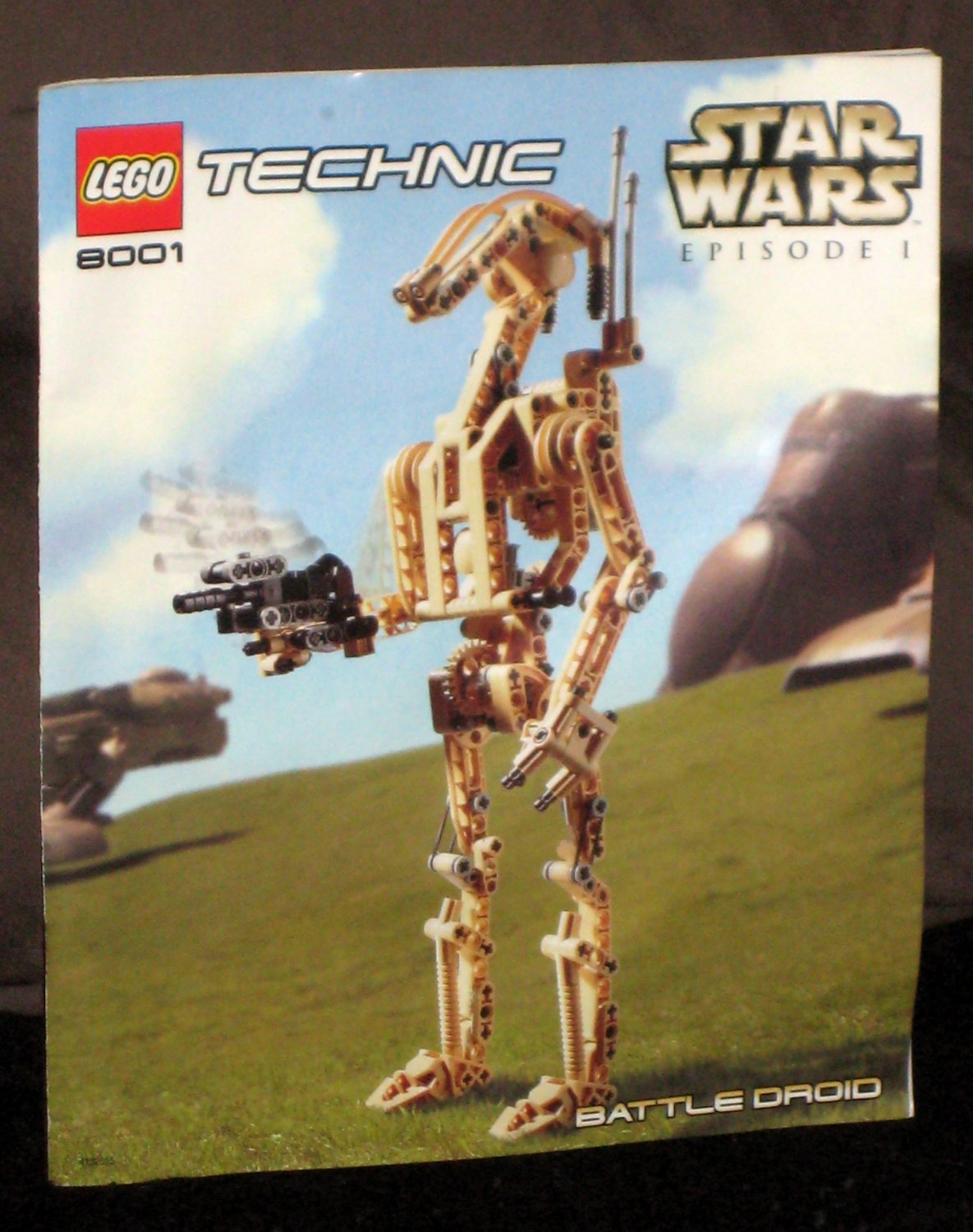 Lego Technic 8001 Star Wars Battle Droid Instruction Manual Only Book Booklet