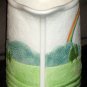 Otagiri Textured Country Farmhouse Rainbow Ceramic Water Pitcher Milk Jug Dimpled Handled