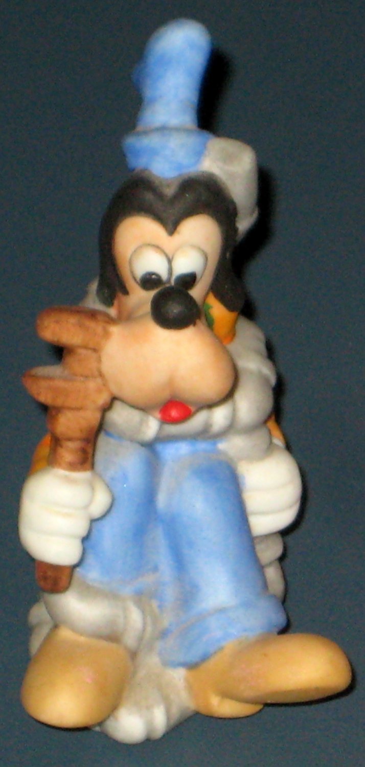 Plumber Goofy Ceramic Figure Figurine Walt Disney Productions
