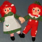 Raggedy Ann & Andy Items Lot Plush Dolls Resin Figurine Playskool Applause Christmas Baby 70227