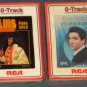 Elvis Presley 8 Track Cartridge Tape Lot of 2 His Hand in Mine Pure Gold Eight
