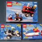 Lego System 6407 Fire Chief 6324 Chopper Cop 6517 Water Jet 3