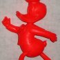 1971 Marx Plastic Disney Character Lot Figures Mickey Goofy Pluto Pinocchio Donald Orange Green Red
