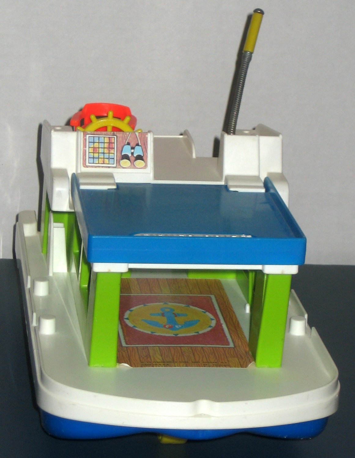 SOLD OUT Fisher Price Family Houseboat Playsets 985 Pull Toy 1972 Life