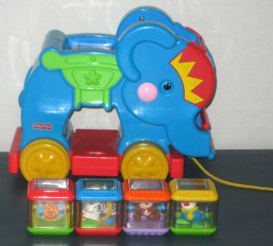 fisher price elephant pull toy
