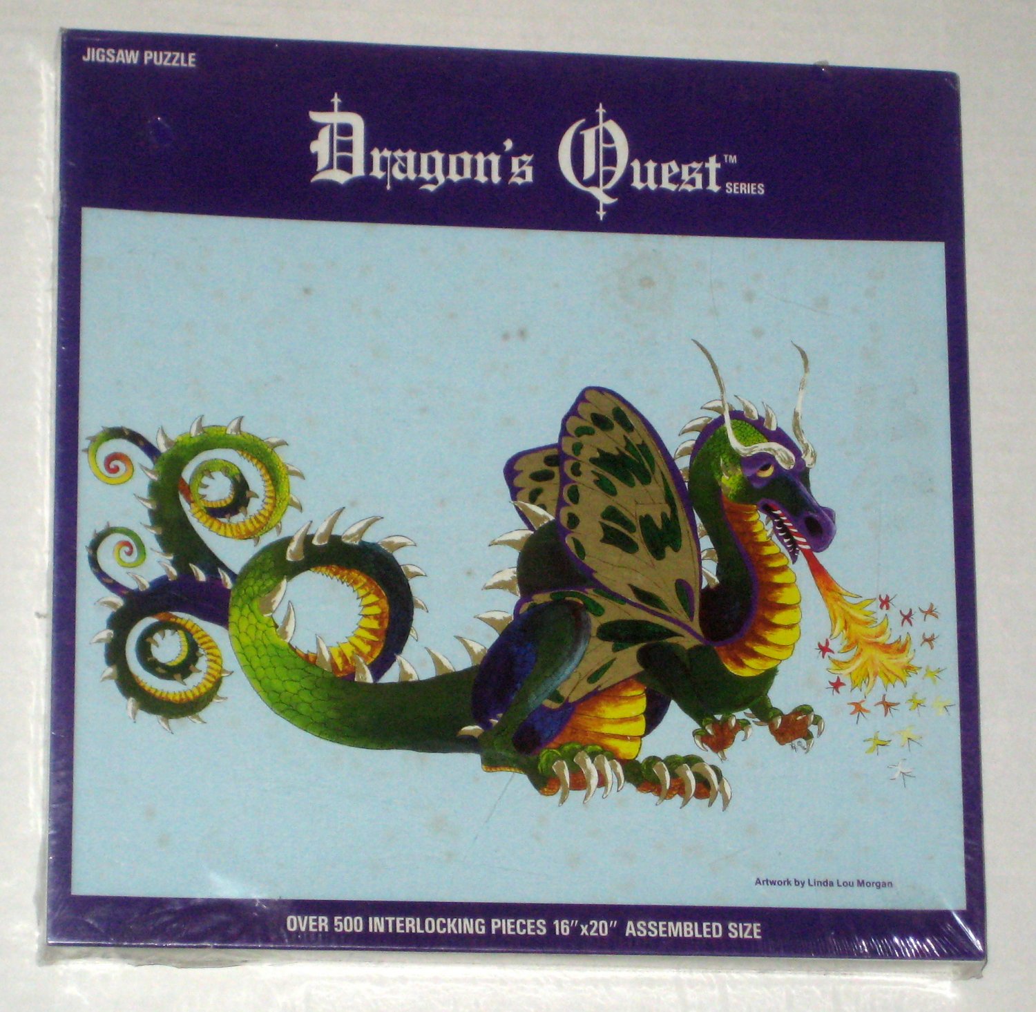 Dragon's Quest Series 500 Piece Jigsaw Puzzle Nordevco 8775 SEALED Linda Lou Morgan