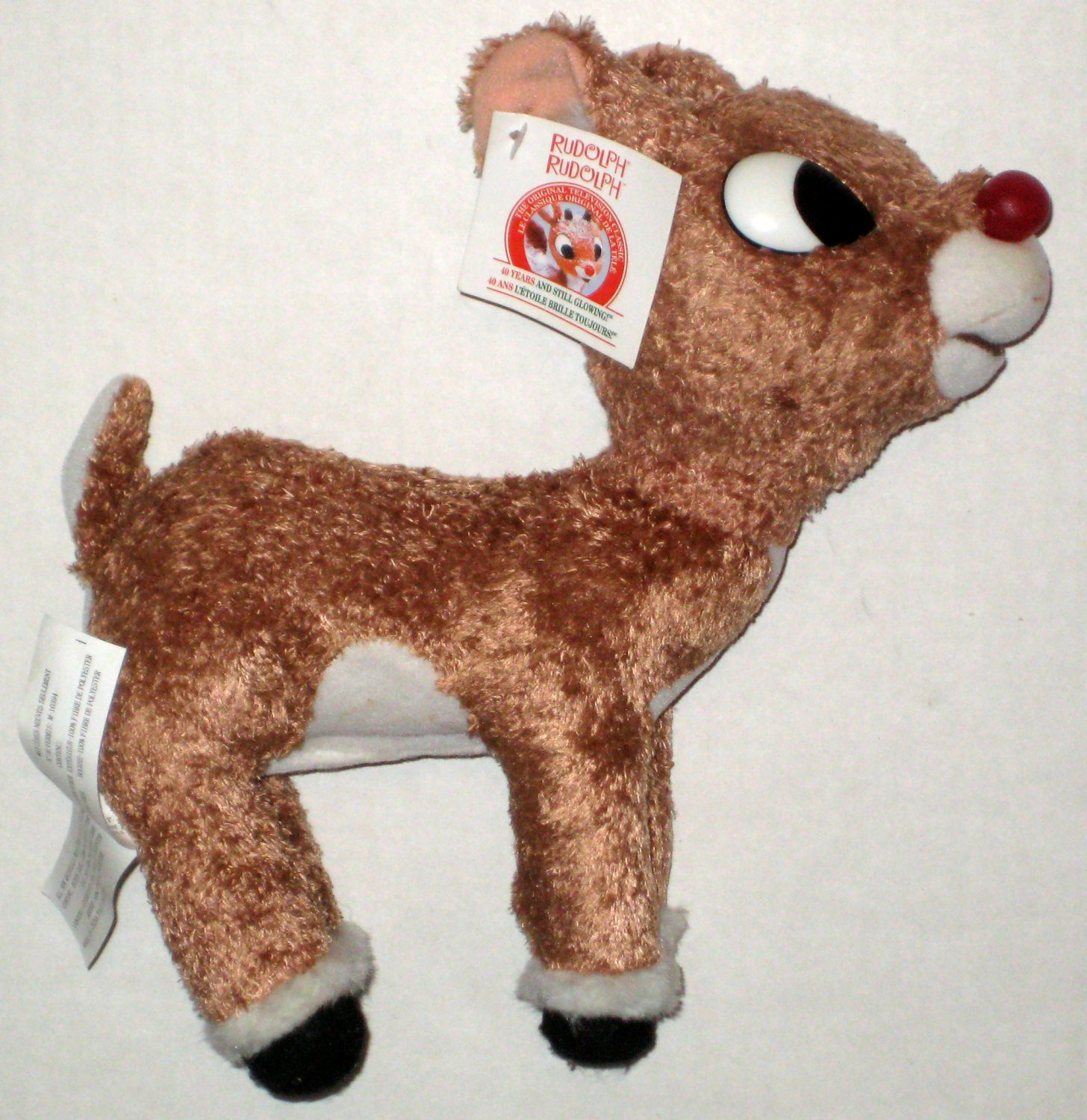 SOLD Sing N' Glow 10 Inch Plush Rudolph the Red Nosed Reindeer Toy 40 ...