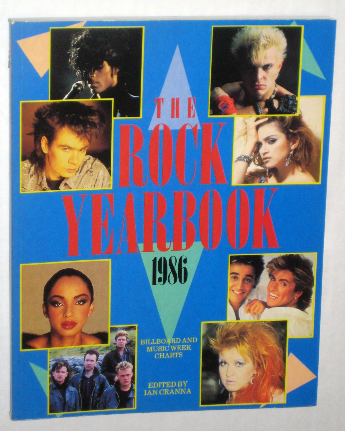 The Rock Yearbook 1986 Softcover Paperback Prince Madonna Sade Year Book Rock and Roll