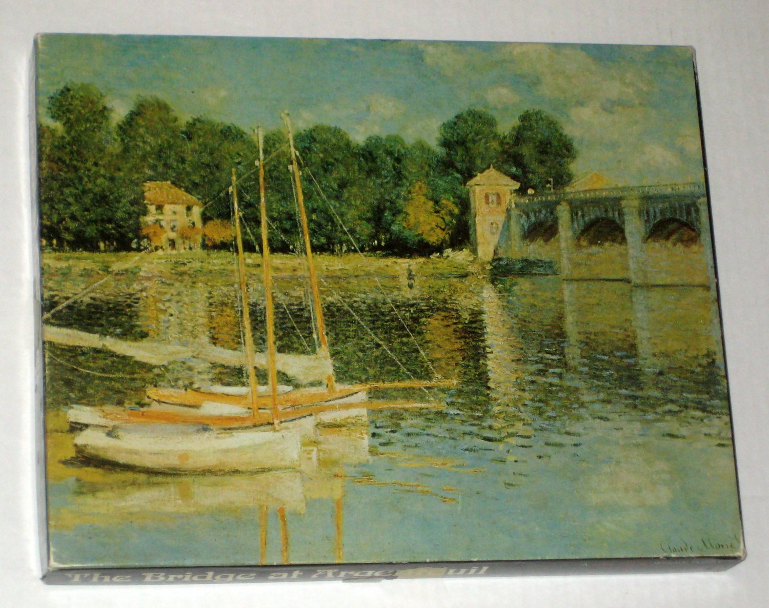 The Bridges at Argenteuil 500 Piece Springbok Jigsaw Puzzle Seine River Monet PZL4041 COMPLETE