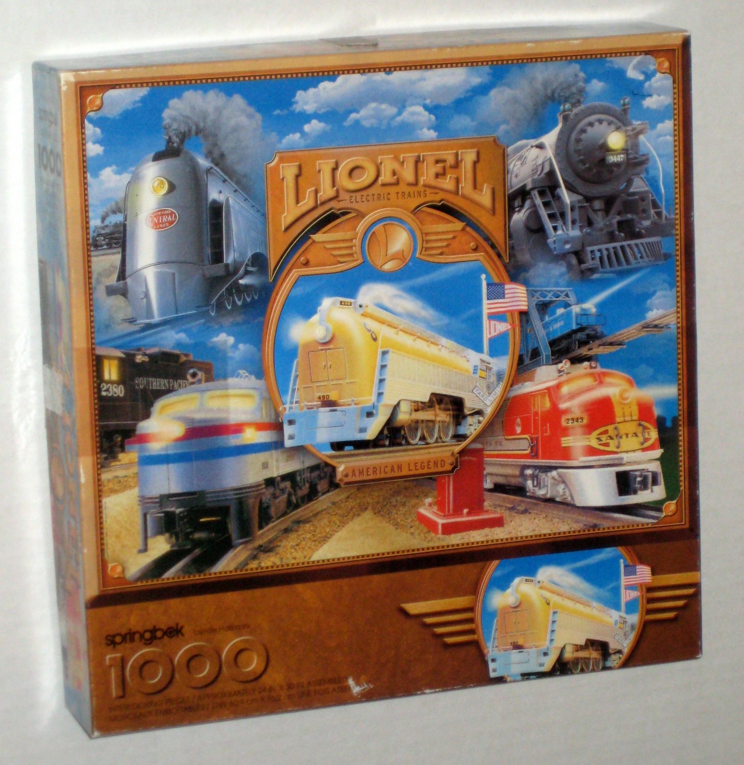 Lionel Electric Trains 1000 Piece Jigsaw Puzzle Springbok PZL6201