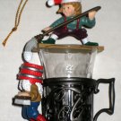 Coca-Cola Bottling Works Collection Ornament Fountain Glass Follies Elves Christmas Coke 1995