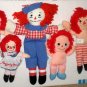 Raggedy Ann & Andy Items Lot Plush Dolls Resin Figurine Playskool Applause Christmas Baby 70227