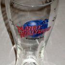 Planet Hollywood Tall Beer Drinking Glass Washington DC Clear