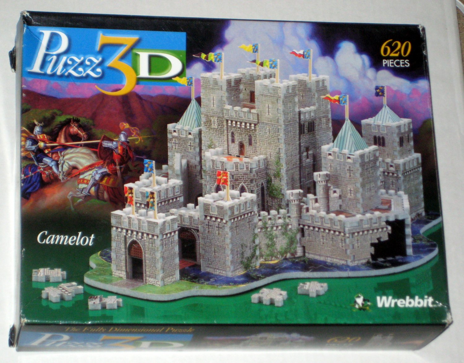 SOLD Puzz3D Jigsaw Puzzle Camelot 620 Pieces Puzz 3D P3D906 COMPLETE