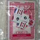Poker Dice Set with Playing Card Deck 16mm Die 8/354 Sealed NIP