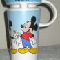 Mickey Mouse 6½ Inch Ceramic Coffee Mug Cup 1928 1935 Today Walt Disney Handled
