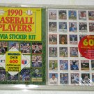 1990 Baseball Players Trivia Sticker Kit Over 600 Licensed Stickers Book New