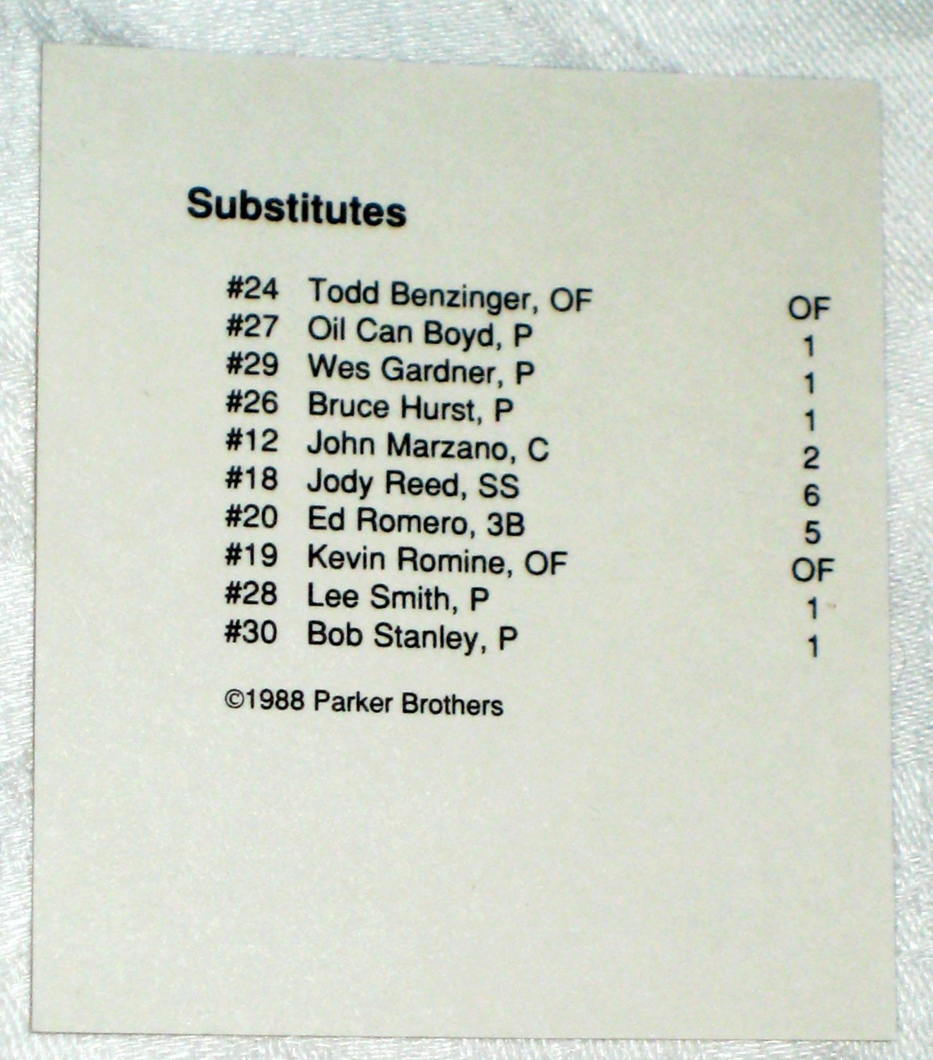Boston Red Sox Kenner SLU Starting Lineup Talking Baseball Cards Team boston-red-sox-kenner-slu-starting-lineup-talking-baseball-cards-team