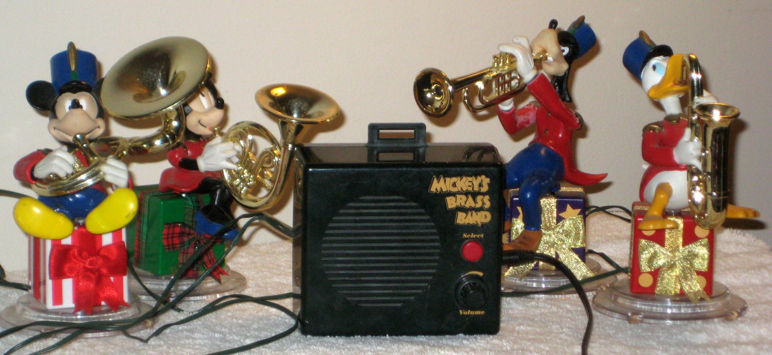 brass mickey mouse figurine