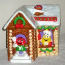M&M's Candies Bakery Ceramic Jar Plain Red Peanut Yellow Cookie Treat Candy Galerie 2003 NEW