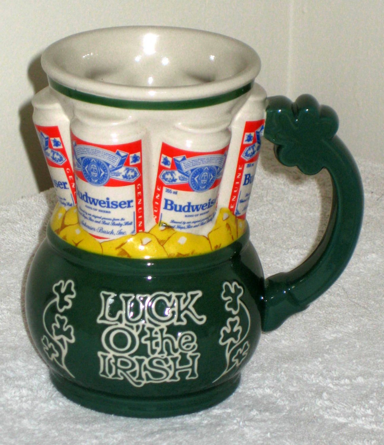 budweiser st patricks day steins