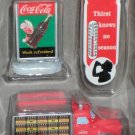Coca-Cola Town Square Collection Accessories Delivery Truck Thermometer Sign Coke NIB