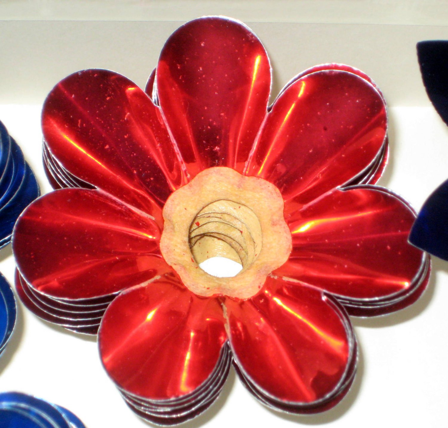 SOLD 54 Vintage Aluminum Christmas Light Reflectors Lamp C7 Bulb Tin