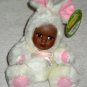 Kuza Kidz Kuddle Kritters Plush African American Baby Doll Bunny Rabbit