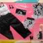 Totsy 815K Black & White 11½ Inch Fashion Doll Outfits Clothes Clothing Barbie Sandi Ms Flair