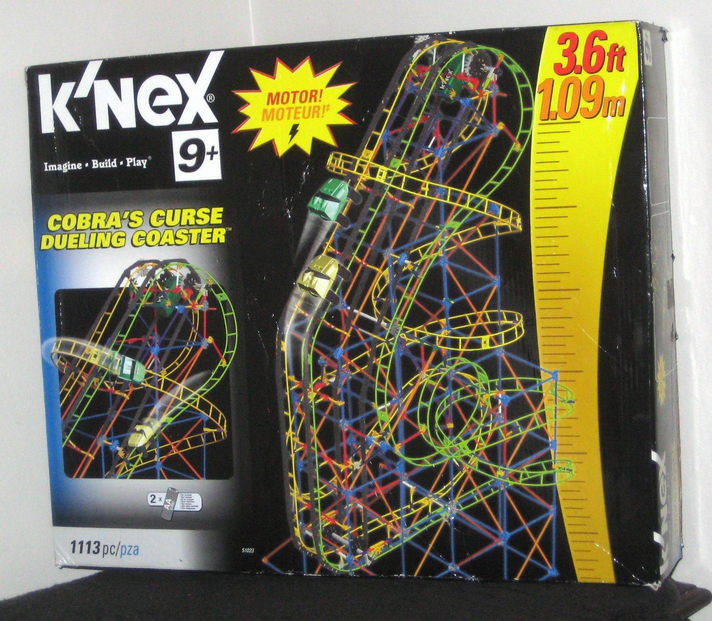 knex cobweb curse roller coaster